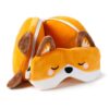 Relaxeazzz Adoramals Finnick the Fox Plush Travel Pillow and Sleep Mask