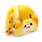 Relaxeazzz Giraffe Plush Travel Pillow and Sleep Mask Set