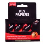 RENTOKIL NON-TOXIC FLY PAPER PACK OF 8