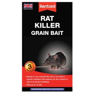 RENTOKIL RAT POISON GRAIN BAIT PACK - 3 SACHETS