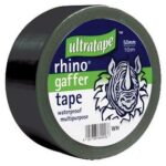 Rhino Black Gaffer Tape 50mm x 10m - RT01065010BKRH
