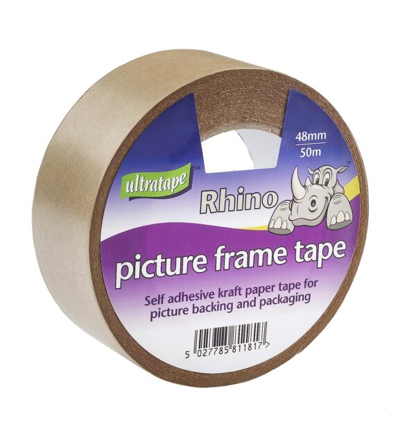 Rhino Brown Paper Framing Tape 48mm x 50m