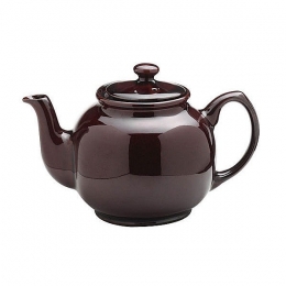 Rockingham Brown Teapot for Two Cups