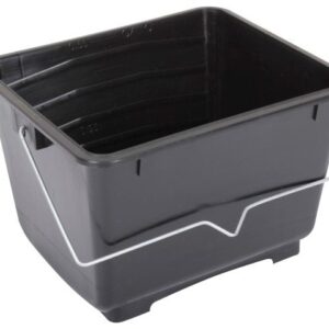 RODO 2.5 Litre Black Plastic Paint Bucket/Scuttle