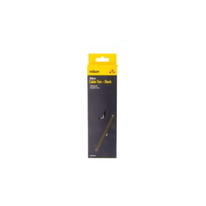 Rolson 100-Pack Black Cable Ties, 200mm x 4.8mm