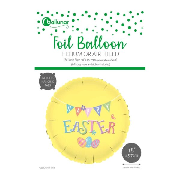 Round Easter Foil Balloon