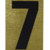 ROWAN HIGH VISIBILITY HOUSE & GATE NUMBER STICKER IN BLACK AND GOLD - 7