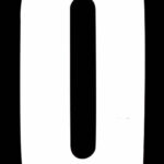 ROWAN HIGH-VISIBILITY WHITE STICKER FOR WHEELIE BIN - NUMBER 0