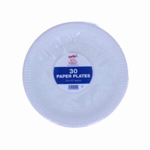 Royal Market 9-Inch White Paper Plates, Pack of 30