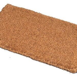 Ryburn Natural Coir Plain Doormat, 40x68 cm