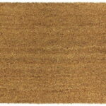 Ryburn Plain Natural Coir Doormat, 35cm x 60cm