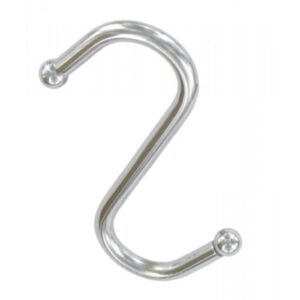 S" hooks that are 75mm in size refer to a type of metal hook shaped like the letter "S" with a length of 75 millimeters. These hooks are commonly used for hanging or suspending...