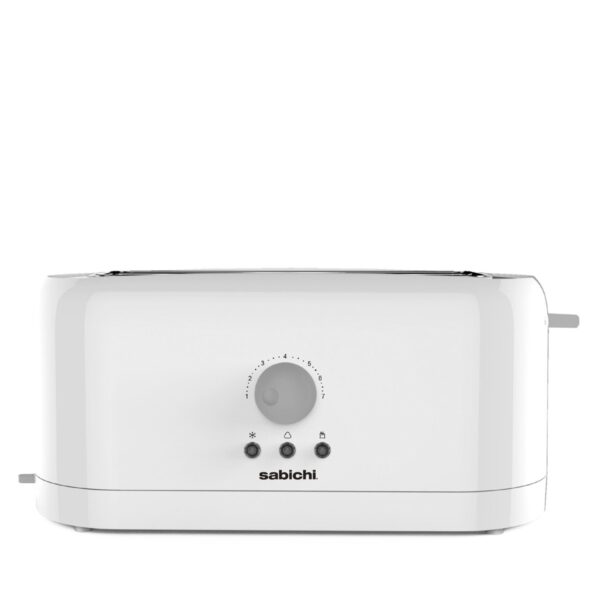 SABICHI 4-Slice Toaster in White