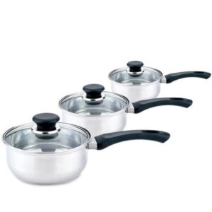 SABICHI DAILY SAUCEPAN SET, PACK OF 3