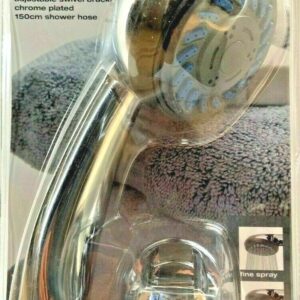 SABICHI ERGO SHOWER HEAD WITH 150CM CHROME HOSE