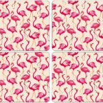 Sara Miller Flamingo Placemats, Pack of 4