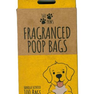 Scented Eco-Friendly Dog Waste Bags - Pack of 100