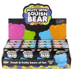 Scrunchems Neon-Scented Squishy Bear Display Unit