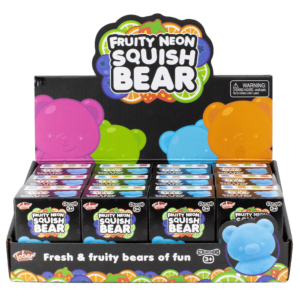 Scrunchems Neon-Scented Squishy Bear Display Unit