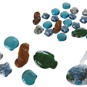 Sea Life Glass Nugget Decorations