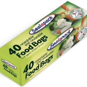 SEALAPACK 40-Pack Food Storage Bags