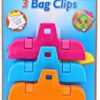 SEALAPACK Set of 3 Bag Clips in Various Colors