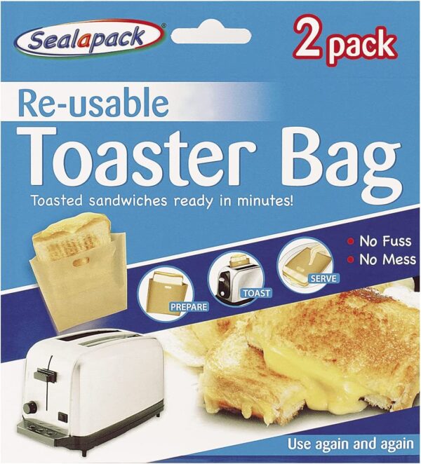 SEALAPACK TOASTER BAGS, PACK OF 2