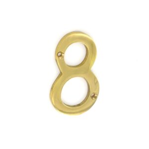 SECURIT 75MM Brass Number 8