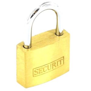 SECURIT S1132 20MM Brass Padlock with Three Keys