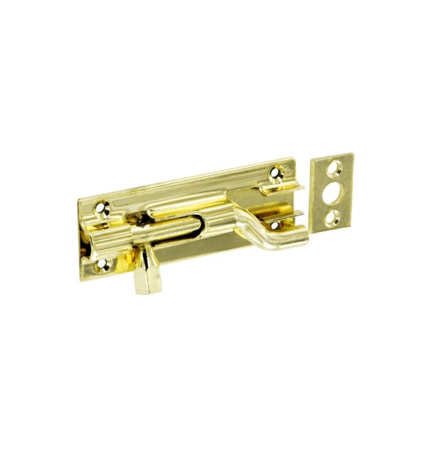 SECURIT S1527 BRASS NECK BOLT, 1 INCH WIDE, 75MM LENGTH