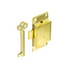 SECURIT S1672 63MM CUPBOARD LOCK WITH 2 KEYS, EB FINISH