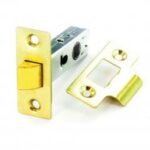Securit S1921 63mm Brass Plated Mortice Latch