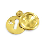 SECURIT S2260 VICTORIAN SELF-COLORED ESCUTCHEON, COVERED, 35MM