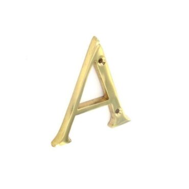 SECURIT S2510 75MM BRASS LETTER A