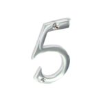 SECURIT S2965 Chrome Number 5, 75mm