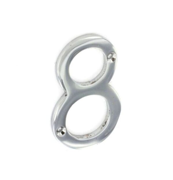 SECURIT S2968 Chrome Number 8, 75mm