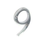SECURIT S2969 CHROME NUMBER 9, 75MM
