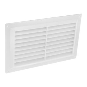 SECURIT S3258 White Plastic Louvre Vent 9" x 6