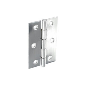 SECURIT S4302 75MM POLISHED CHROME PLATED STEEL BUTT HINGES