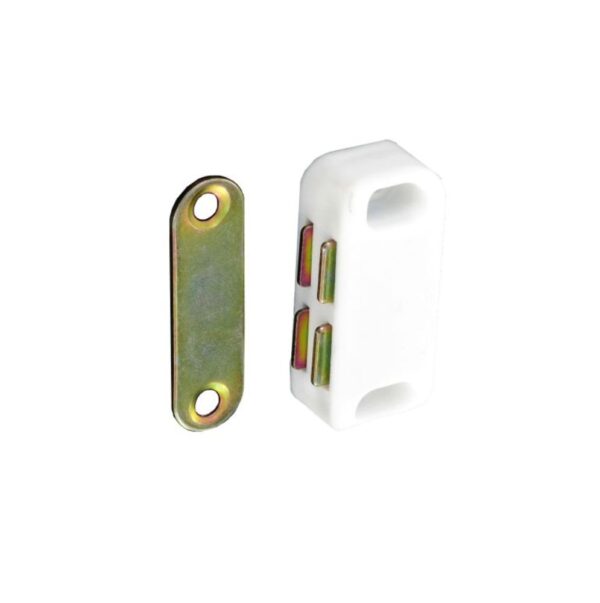 SECURIT S5430 WHITE 40MM MAGNETIC CATCH