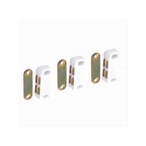 SECURIT S5431 40MM White Magnetic Catch, Pack of 3