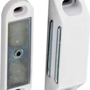 SECURIT S5433 WHITE HEAVY-DUTY MAGNETIC CATCH, 60MM