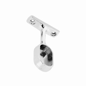 SECURIT S5541 Chrome-Plated Oval End Bracket, 30mm