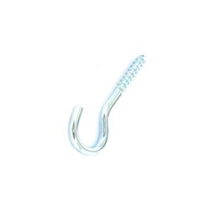 Securit S6245 Zinc-Plated Self-Color Rew Hook, 100mm x 18mm, Pack of 2