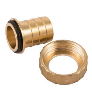 SECURPLUMB U9732 Brass 1/2" Hose Union Nut & Tail