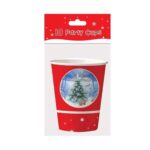 Set of 10 Christmas Cups, 9 oz (Requires Listing)
