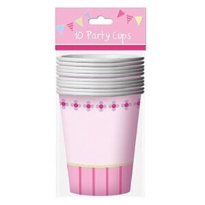 Set of 10 Fairy Princess 9oz Paper Cups for Children's Birthday Party