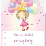 Set of 10 Fairy Princess Party Invitations