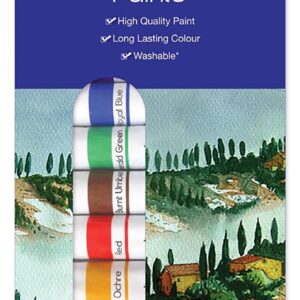 Set of 10 Watercolor Paint Tubes (12ml Each)