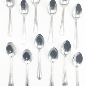 Set of 12 Coffee Spoons, Approximately 11 cm